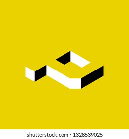 Font logo. Modern design vector font for title, header, lettering. Corporate Vector abc technology typeface. Letters line art style