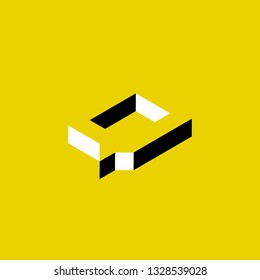 Font logo. Modern design vector font for title, header, lettering. Corporate Vector abc technology typeface. Letters line art style