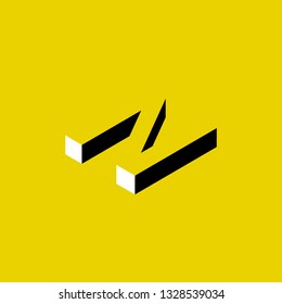 Font logo. Modern design vector font for title, header, lettering. Corporate Vector abc technology typeface. Letters line art style