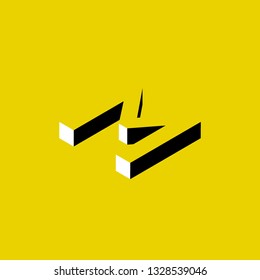 Font logo. Modern design vector font for title, header, lettering. Corporate Vector abc technology typeface. Letters line art style