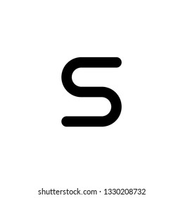 Font logo. Modern design vector font for title, header, lettering. Corporate Vector abc technology typeface. Letters line art style