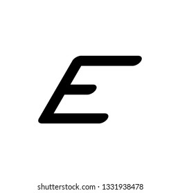 Font logo. Modern design vector font for title, header, lettering. Corporate Vector abc technology typeface. Letters line art style