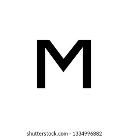 Font logo. Modern design vector font for title, header, lettering. Corporate Vector abc technology typeface. Letters line art style
