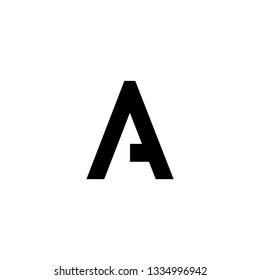 Font logo. Modern design vector font for title, header, lettering. Corporate Vector abc technology typeface. Letters line art style