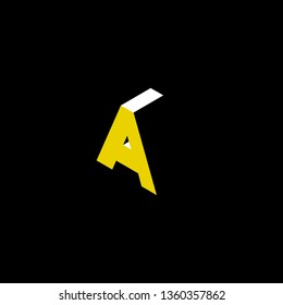 A Font logo. Modern design vector font for title, header, lettering. Corporate Vector abc technology typeface.  