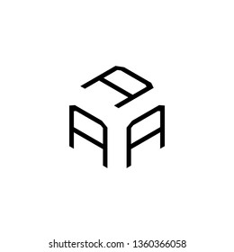 A Font logo. Modern design vector font for title, header, lettering. Corporate Vector abc technology typeface. Letters line art style - Vector