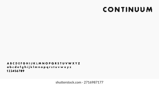 Schriftart Moderne digitale Pixel-Typ Creative 80s 90s Großbuchstaben Kleinbuchstaben Alphabet Zahl Design