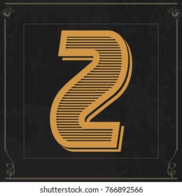 Font monogram alphabet Script Typeface handcrafted handwritten vector design