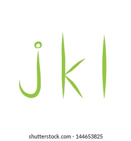 Font nature set for use
