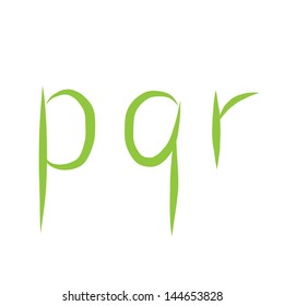 Font nature set for use