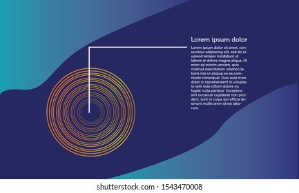 font on shapes,target with text