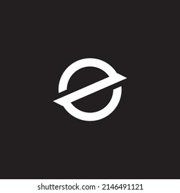 Font with planet logo design concepts letter e Vector Image