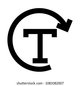 font reload vector glyphs icon