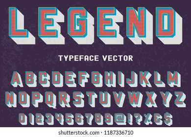 font script typeface vector named legend
