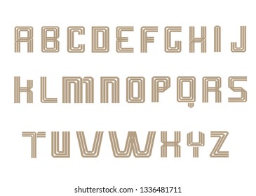 font set for logo, Poster, Invitation. vector illustration - Vector design