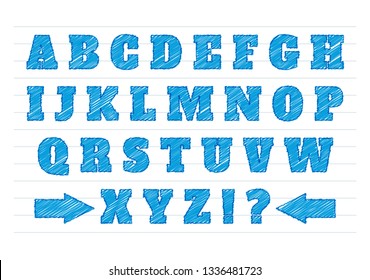 font set for logo, Poster, Invitation. vector illustration - Vector design