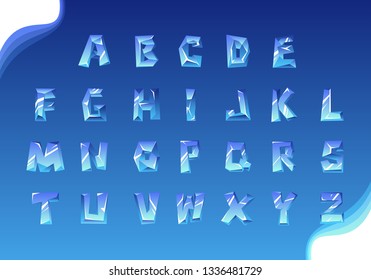 font set for logo, Poster, Invitation. vector illustration - Vector design