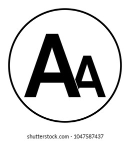 Font size icon