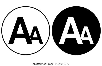 Font size icon