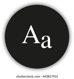 Font size icon.