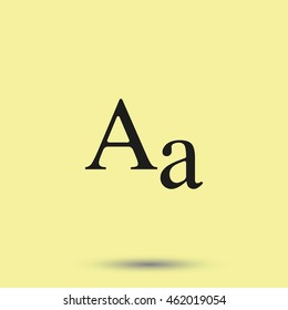 Font size icon.