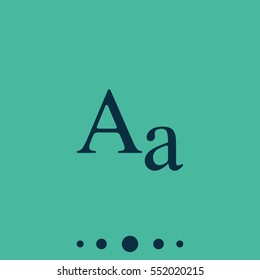 Font size icon.