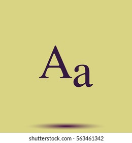 Font size icon.