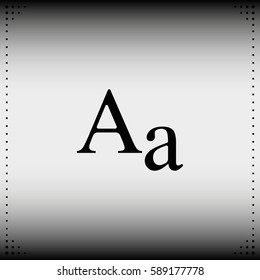 Font size icon.