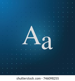 Font size icon.