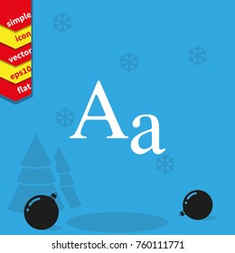 Font size icon.