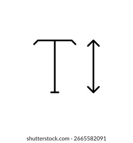 Font Size Icon for Mobile Interface