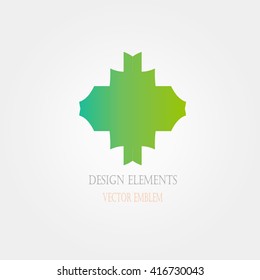 Font style, vector design template elements for your application or corporate identity.. Gradient,simple,unusual,new,abstract logo.