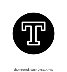 Font symbol rounded icon filled style