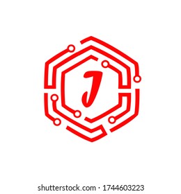 Diseño técnico de tipos de letra, logotipo moderno, plantilla corporativa de negocios.