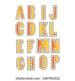Font with Technology Logo Design Concepts
