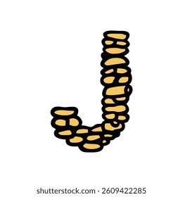 Font Text Bricks Cute Illustration