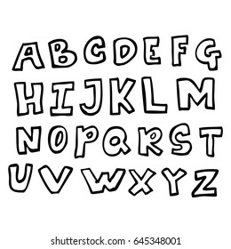 Font - Thick Outline