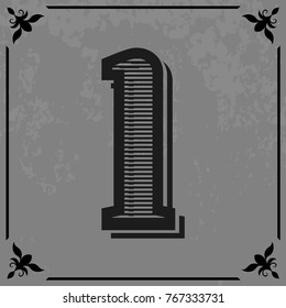 font typeface alphabet vintage and monogram  lettering