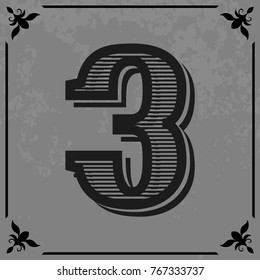 font typeface alphabet vintage and monogram  lettering