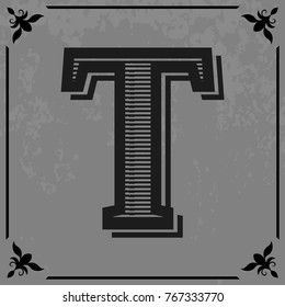 font typeface alphabet vintage and monogram  lettering