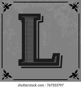 font typeface alphabet vintage and monogram  lettering