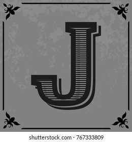 font typeface alphabet vintage and monogram  lettering
