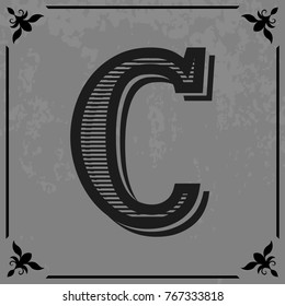 font typeface alphabet vintage and monogram  lettering