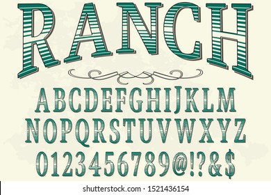 547 Ranch Font Images, Stock Photos & Vectors | Shutterstock