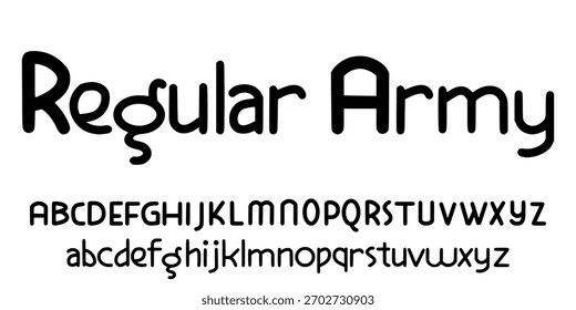 Fondo blanco y negro del pincel de letras del diseño del Vector de fuente