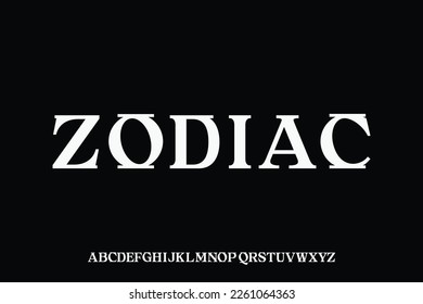 Font vector design suitable for headline, poster, logotype, and many more