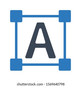 font vector glyph colour icon 