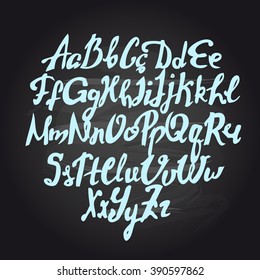 Font vector illustration. 