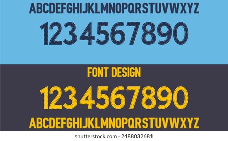 font vector team Manchester City 2023 - 2024 kit sport style. Manchester City soccer font. football style font with dynamic lines. sports style letters and numbers for soccer team