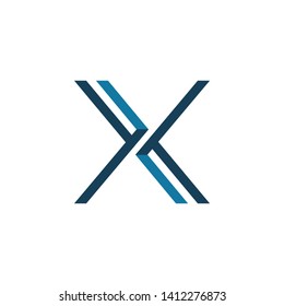 font x line color logo design